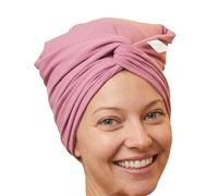 Absorbent Hair Wrap, Soft Turban Towel, 21.26x20.87 Inches Portable Cloth with Quick Dry, Gentle Cotton Shower Accessory, Stylish Wrap with Design, Bathroom Supplies for Women and Travel