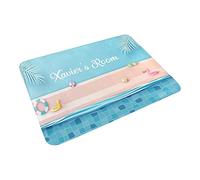 Absorbente Acolchado Atrapar Suciedad Alfombra Ducha Pelota De Natación Flamingo Ring Beach Antideslizante Alfombra De Baño para Dormitorio Interior Puerta 40X60Cm