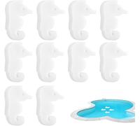 Absorbente de espuma - 10 piezas de lodo de piscina, esponja absorbente de aceite, limpiador de superficies flotantes para piscina, cocina, baño, terraza de jardín, baño (10)