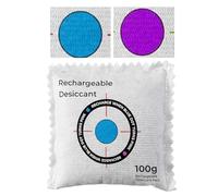 Absorbente de humedad para coche,Pack absorbedor con indicador de color - Paquetes Desecantes Reutilizables Antifugas Para Almacenar,para coche, casa, armario, dormitorio y