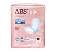 Absorbente de incontinencia día anatómico ABS Lady 16 uds - talla extra, discreto