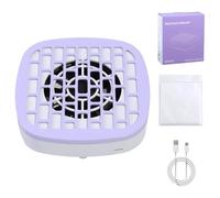 Absorbente de uñas silencioso, fácil de limpiar, cámara extraíble, construcción de ABS, para técnicos de uñas móviles, aspiradoras de uñas ABS