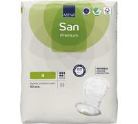 Absorbentes Anatómicos Abena San Premium 4 Caja 6 paquetes - 180 absorbentes anatómicos