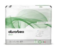 Absorbeo Pañal Pantalón Extra, Dispositivos Absorbentes para Incontinencia Moderada, Comodidad Absoluta, Protección Total, Sistema Antiodor, Totalmente Transpirables, Unisex, Talla L, 30 Piezas