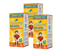 Absorvit Aceite de Hígado de Bacalao Infantil + Vitaminas 3x300ml - Pack 3