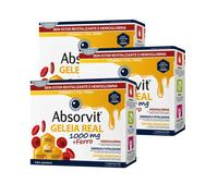 Absorvit Jalea Real + Hierro 3x20 Ampollas - Pack 3