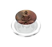 Abstracción Buda Flor De Loto Inspiración Budismo Budista PopSockets PopGrip para MagSafe