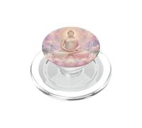 Abstracción Buda Flor De Loto Inspiración Budismo Budista PopSockets PopGrip para MagSafe