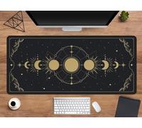 Abstracción Lunar Alfombrilla Ratón XXL 900x400x2mm Alfombrilla ratón Gaming,Goma Antideslizante,Mouse Pad Lavable para Jugadores de PC, Oficina