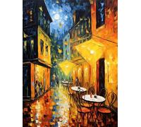 Abstracción Pintar por Numeros Adultos calle Pintar por Numeros Niños, Paint by Numbers Adult, Painting by Numbers, DIY Painting on Canvas, Regalo Mujer, Decoracion Hogar, Without Frame, 40x50cm e-61