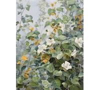 Abstracción Pintar por Numeros Adultos flor Pintar por Numeros Niños, Paint by Numbers Adult, Painting by Numbers, DIY Painting on Canvas, Regalo Mujer, Decoracion Hogar, Without Frame, 40x50cm e-57