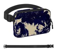 Abstract Art-166 - Cangurera cruzada para hombres y mujeres, riñonera para viajes, casual, caminar, correr, senderismo, ciclismo, multicolor, 4 x 23 x 15 cm, multicolor, 1.5x9.0x5.9in/4x23x15cm