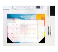 Abstract Art 2026 22 X 17 Large Monthly Deskpad