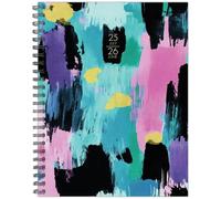 Abstract Art Academic July 2025 - June 2026 8.5 X 11 Weekly Monthly Softcover Planner