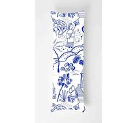 Abstract Art Body Pillow Case Cover 35x100cm, Long Backrest Cushion Pillow Protector with Zipper, Decorative Bedding Pillowcase, Soft Body Pillow Cover for Couch Bedroom Doodles
