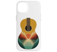 Abstract Art Montaña Guitarra Acústica Guitarrista Músico Carcasa para iPhone 14 Plus