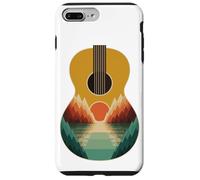 Abstract Art Montaña Guitarra Acústica Guitarrista Músico Carcasa para iPhone 7 Plus/8 Plus