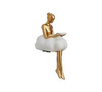 Abstract Art Sculptures Deco, Reader Deco Figures Statue, Decoration Living Room, Bookshelf, Deco Bookshelf, Girl Reader Sculpture,Girl B