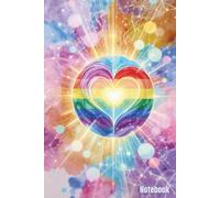 Abstract Blue and Gold Heart Notebook: 120 Pages, 6 x 9 Inches, College Ruled Journal with Elegant Golden Swirls for Creative Writing and Daily Journaling