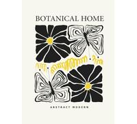 Abstract Botanical Home: Neutral Modern Decorative Coffee Table Book - Aesthetic Minimal Display for Shelves & Consoles