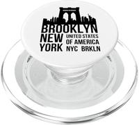 Abstract Brooklyn New York City Bridge USA Graphic Design PopSockets PopGrip para MagSafe