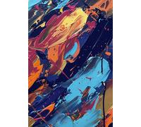 Abstract Color Splash Explosion Journal | Vibrant 6x9 Notebook | 160 Pages for Writing, Notes, Ideas, Planning & Creative Thoughts: Aesthetic Abstract Art Notebook with Colorful Splash Design