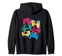 Abstract Control Devices Digital Entertainment Art Sudadera con Capucha