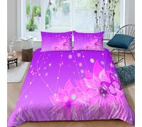 Abstract Digital Art Funda Edredon Juego de Ropa de Cama de 3 Piezas Impresión 3D Cierre de Abstract Digital Arte Funda de Edredón Funda de Almohada a Juego Suave for Adolescentes （140x200cm）