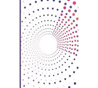 Abstract Dot Pattern Notebook: Modern Colorful Lined Journal for Notes, Work & School