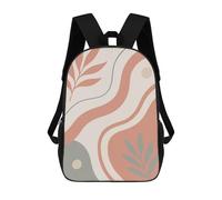 Abstract Floral Wall Art with Wavy Lines Minimal Boho Botanical Print Modern Line Art Flowers ... Mochilas Para Niños Mochila Escolar De Moda Mochila Escolar Impresa En 3D Para Niños Estudiantes De