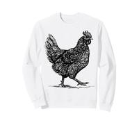 Abstract Hen Illustration Farmhouse Country Graphic Sudadera