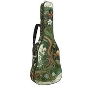 Abstract Humans and Nature - Bolsa para guitarra acústica de 41 y 42 pulgadas con correa ajustable para el hombro, bolsa para guitarra con colgador trasero, adecuada para guitarras eléctricas, bajos,