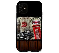 Abstract London England Skyline Illustration Graphic Design Carcasa para iPhone 11