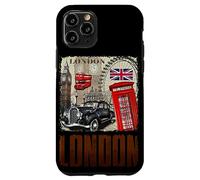 Abstract London England Skyline Illustration Graphic Design Carcasa para iPhone 11 Pro