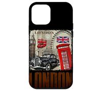 Abstract London England Skyline Illustration Graphic Design Carcasa para iPhone 12 Mini