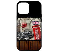 Abstract London England Skyline Illustration Graphic Design Carcasa para iPhone 12 Pro MAX