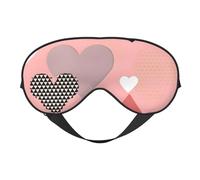 Abstract Love Chart - Máscara de ojos suave, unisex, cómoda y transpirable, adecuada para el descanso diario. Te ayuda a entrar rápidamente en un sueño profundo.