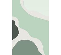 Abstract Malachite Gem Sketchbook: Gem Color Inspired Torn Paper and Boho Style Sketch Notebook, Diary, or Daily Journal for Creatives | 6x9 Inches | 50 Pages | Paperback