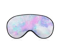 Abstract Marbled Cloud Galaxy Sleep Mask Blindfold Unicorn Cloud Sky Ajustable Super-Smooth Soft Eye Mask Cover para Hombres Mujeres Viajes y siesta