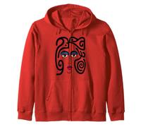 Abstract Modern Woman Face Eyes Art Illustration Graphic Sudadera con Capucha