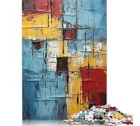 Abstract Painting 05 Puzzles Imposible, desafío for Adults Entretenimiento Creativo 1000 piezas Obra De Arte De Juego De Para Adultos Y Niños Mayores de 12 Años 1000 piezas (38 x 26 cm)