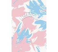 Abstract Pastel Notebook - Aesthetic Blue & Pink Artistic Journal (6” x 9”, 130 Pages, Lined)