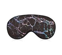 Abstract Rainbow Stripes Soft Eye Masks con correa ajustable Ligero Cómodo venda para los ojos para dormir