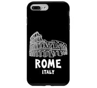 Abstract Rome Italy Colosseum Illustration Graphic Design Carcasa para iPhone 7 Plus/8 Plus