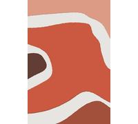 Abstract Ruby Gem Sketchbook: Gem Color Inspired Torn Paper and Boho Style Sketch Notebook, Diary, or Daily Journal for Creatives | 6x9 Inches | 50 Pages | Paperback