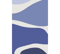 Abstract Sapphire Gem Sketchbook: Gem Color Inspired Torn Paper and Boho Style Sketch Notebook, Diary, or Daily Journal for Creatives | 6x9 Inches | 50 Pages | Paperback