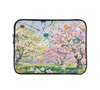 Abstract Spring Blossoms - Funda acolchada para portátil de 38 a 40.6 cm, funda protectora suave para ordenador portátil