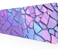 Abstracto Alfombrilla Ratón XXL 1000x500x3mm, Mouse Pad Rosa Alfombrilla Ratón Gaming con Superficie Suave y Base de Goma Antideslizante, Gaming Mousepad Mejora La Precisión y La Velocidad PjY8247 T-P