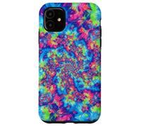 Abstracto Arco Iris Caso Pintura Remolino Trippy Arte Carcasa para iPhone 11