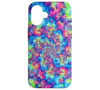 Abstracto Arco Iris Caso Pintura Remolino Trippy Arte Carcasa para iPhone 16